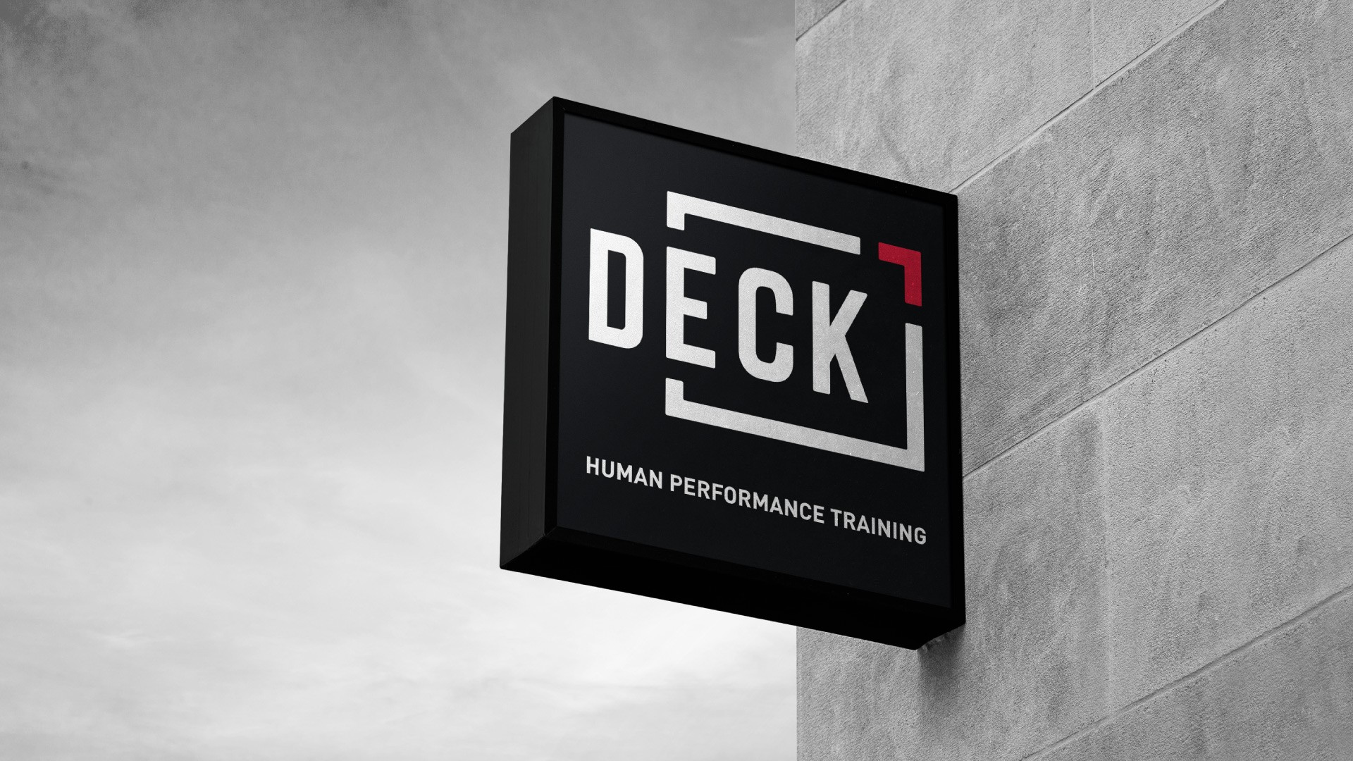DECK signage branding